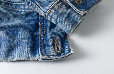 soft blue denim fabric with texture
