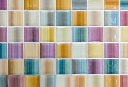 Colorful Shiny Tile Glass Background Texture for Modern Interior Design Styleの写真素材