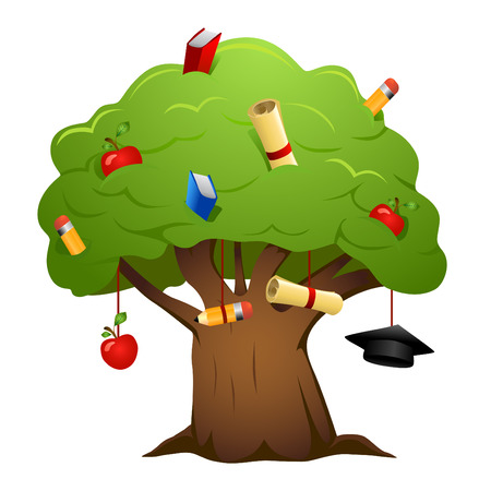 education tree のイラスト素材