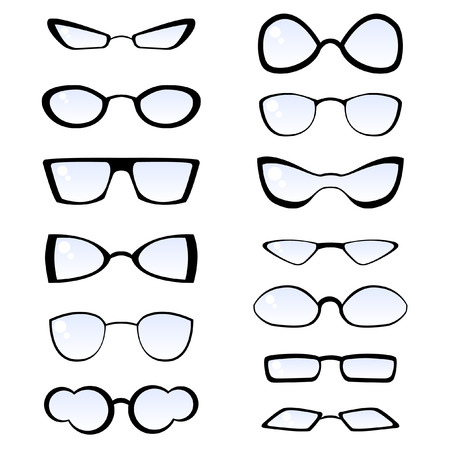 fashion glasses のイラスト素材