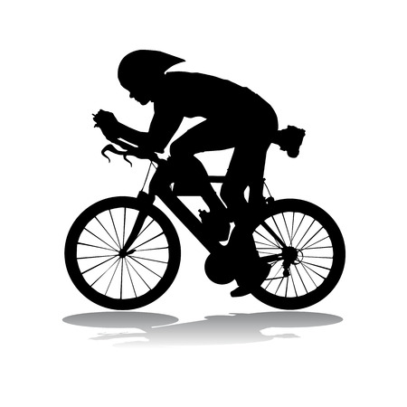 bicycle race vector のイラスト素材