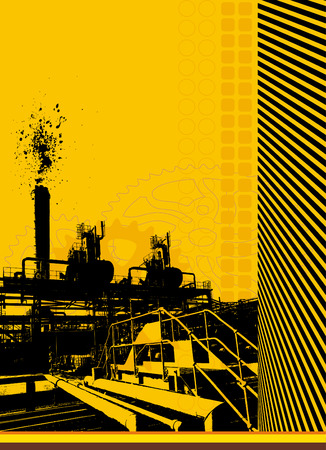 construction city のイラスト素材