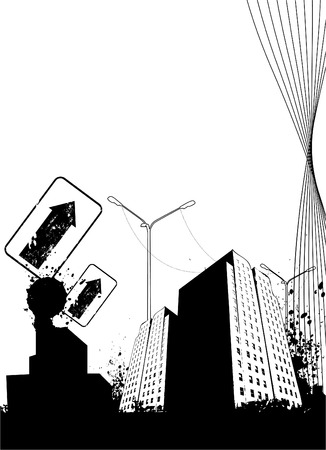 urban city のイラスト素材