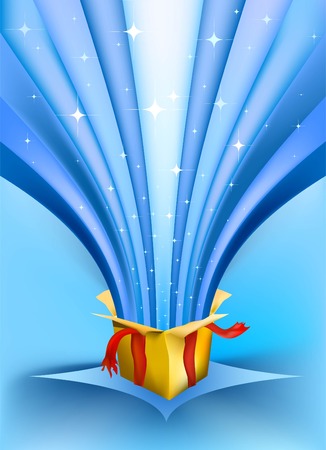 surprise giftのイラスト素材