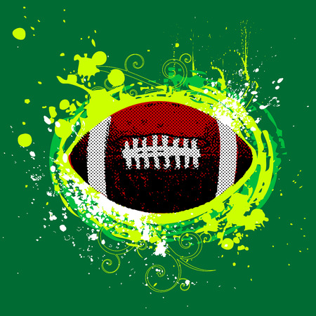 american football のイラスト素材