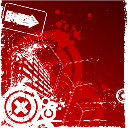 urban cityのイラスト素材