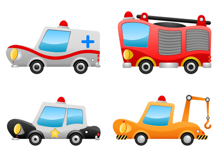 vehicle illustrationsのイラスト素材