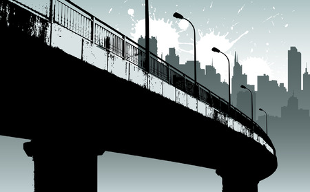 modern city のイラスト素材