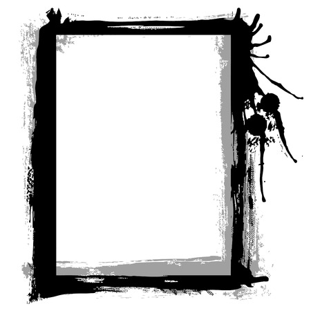 grunge frame のイラスト素材