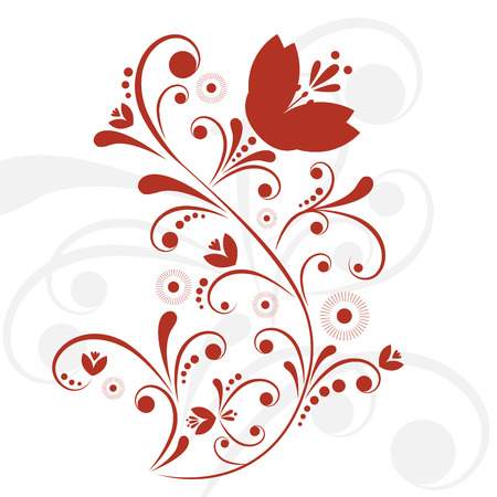 abstract floral background のイラスト素材