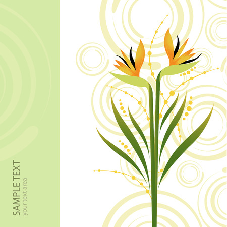 floral design のイラスト素材