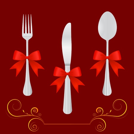 restaurant design elementsのイラスト素材