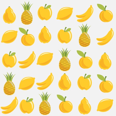 fruit pattern のイラスト素材