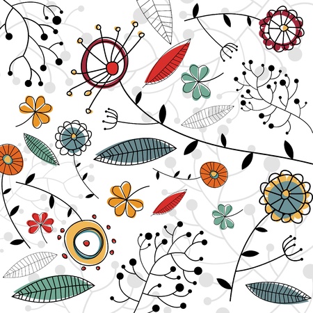 floral designのイラスト素材