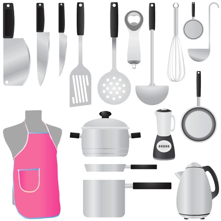 kitchen tools vectorのイラスト素材