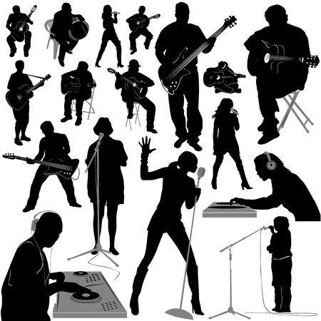 musician vector 3 (instrument detail) のイラスト素材