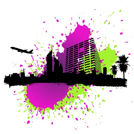 urban city のイラスト素材