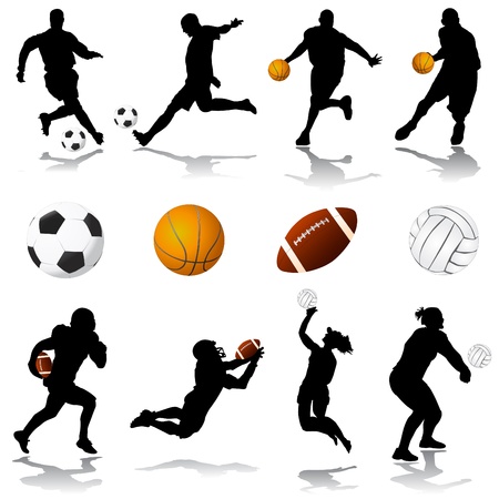 sport set のイラスト素材