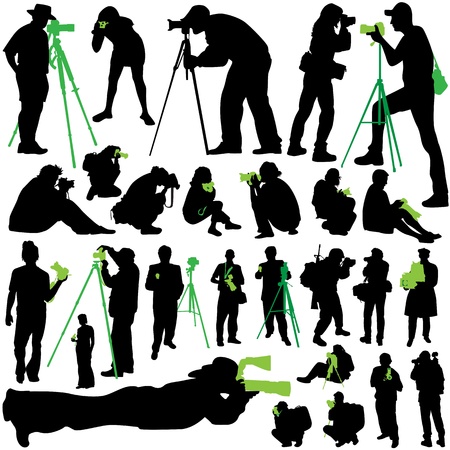 photographers のイラスト素材