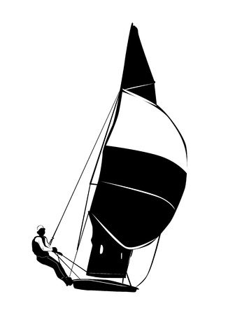 sail boatのイラスト素材
