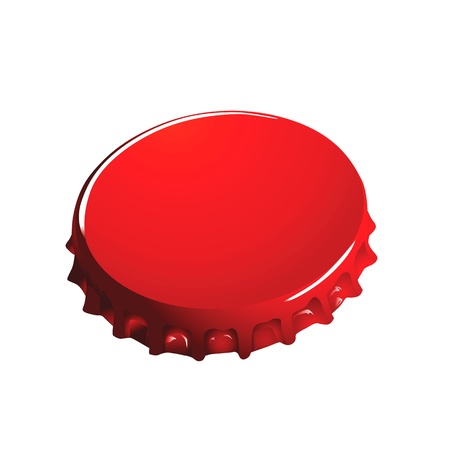 bottle cap vector のイラスト素材