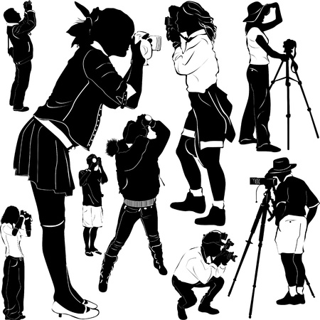 photographers vector ( clothes detail ) のイラスト素材