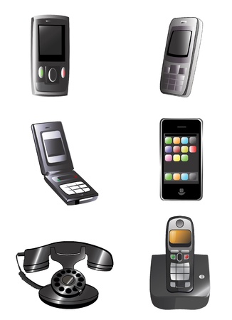 phone vector のイラスト素材