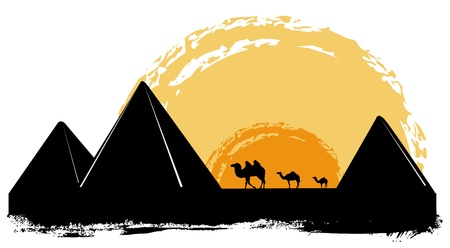pyramid のイラスト素材
