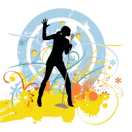 singer のイラスト素材