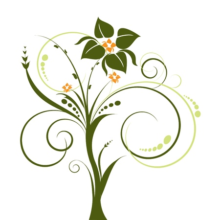 floral design のイラスト素材