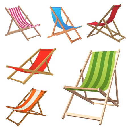 Beach Chair のイラスト素材