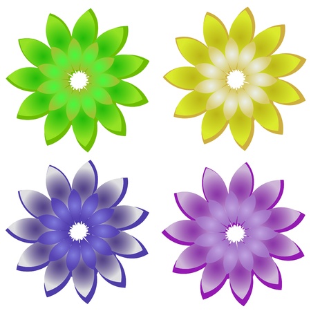 floral designs のイラスト素材