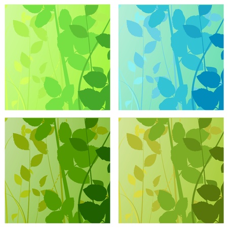 floral designsのイラスト素材