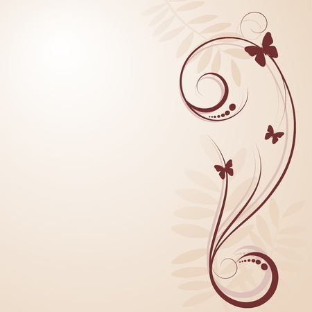 floral backgroundのイラスト素材