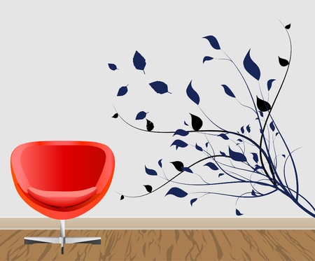 wall decoration のイラスト素材