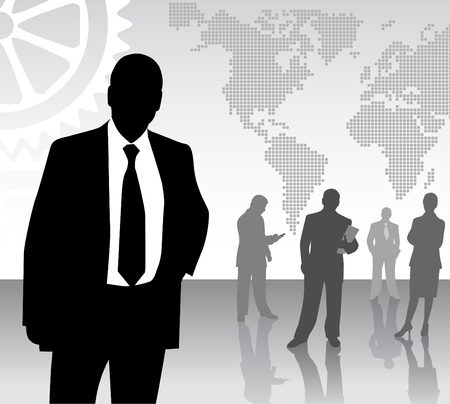 business team のイラスト素材