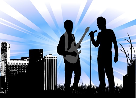 concert with urbanのイラスト素材