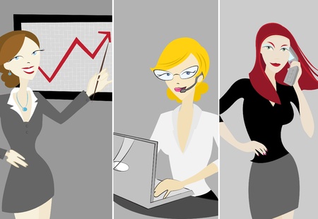 business womenのイラスト素材