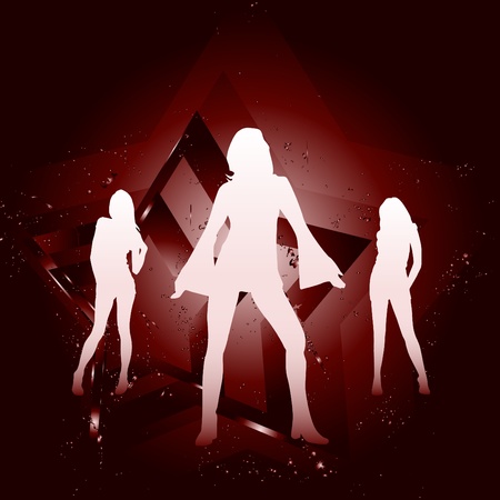 fashion women のイラスト素材