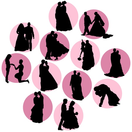 couple in love のイラスト素材