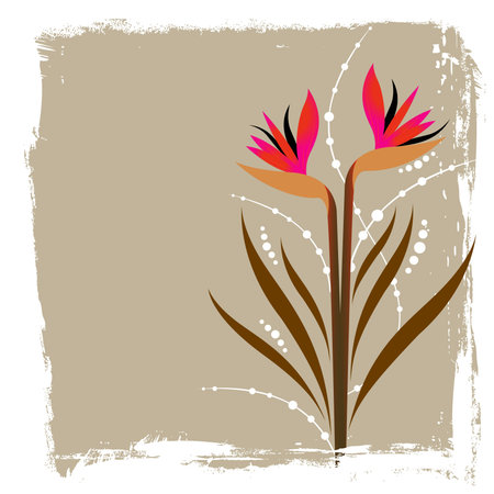 floral designのイラスト素材