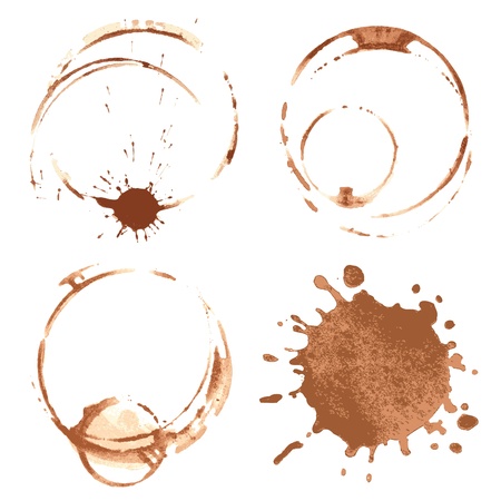 coffee stainsのイラスト素材