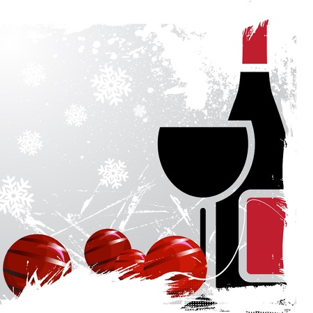 christmas drinkのイラスト素材