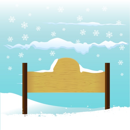 wood sign with message のイラスト素材