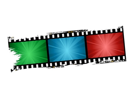 film strip vector のイラスト素材