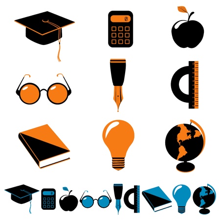 education iconsのイラスト素材
