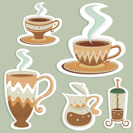 coffee designs vector のイラスト素材