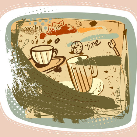 grunge background のイラスト素材