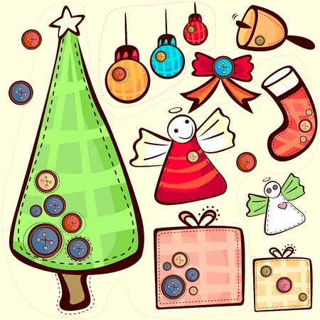 christmas icon set のイラスト素材