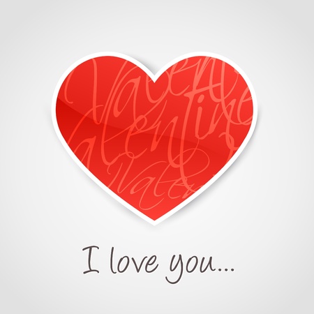 Valentines Day Cardのイラスト素材
